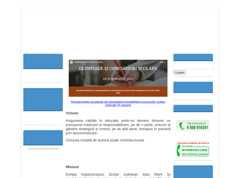 Imagine pentru website-ul unitatii: INSPECTORATUL ȘCOLAR JUDEȚEAN SATU MARE