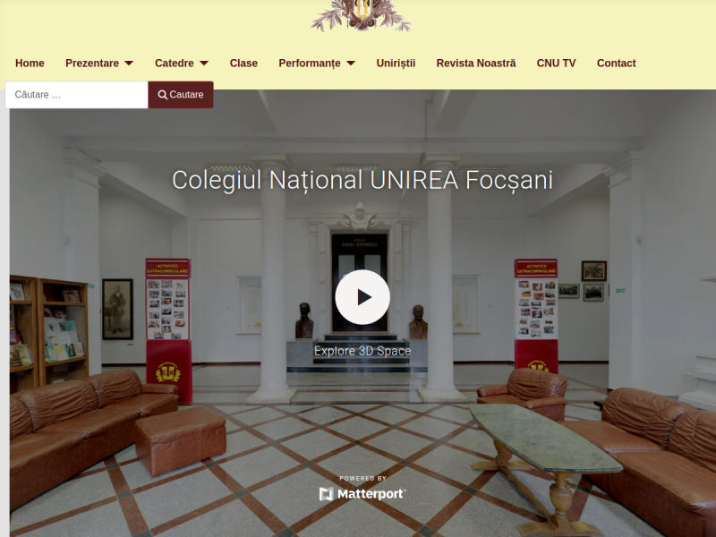 Imagine pentru website-ul unitatii: COLEGIUL NAȚIONAL "UNIREA" FOCȘANI