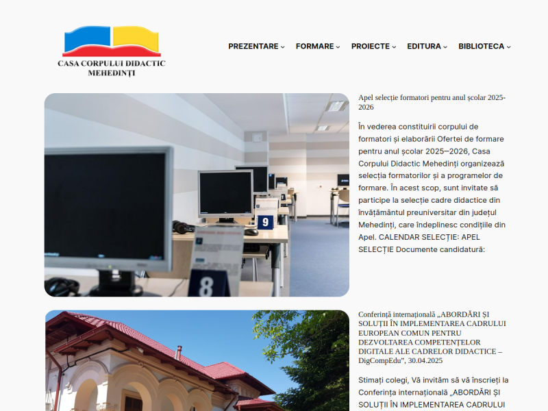 Imagine pentru website-ul unitatii: CASA CORPULUI DIDACTIC