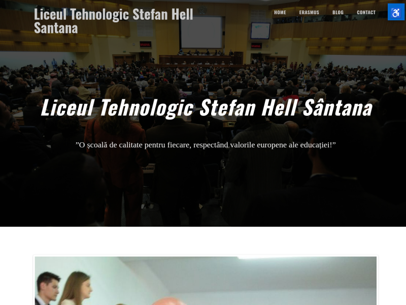 Imagine pentru website-ul unitatii: LICEUL TEHNOLOGIC "STEFAN HELL" SÂNTANA