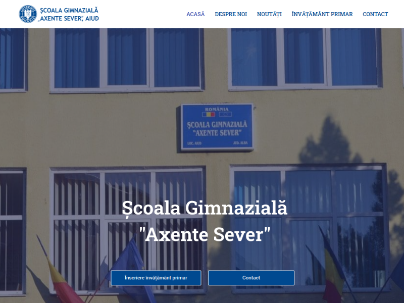 Imagine pentru website-ul unitatii: ȘCOALA GIMNAZIALĂ "AXENTE SEVER" AIUD