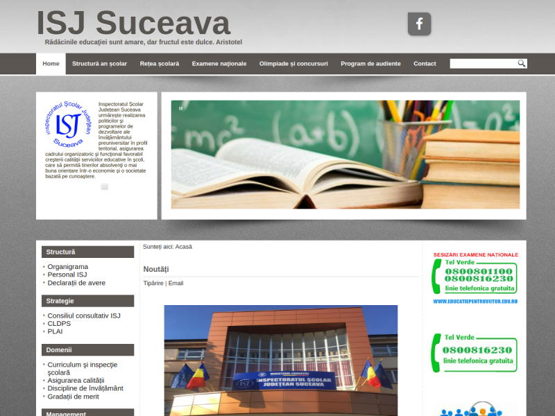 Imagine pentru website-ul unitatii: INSPECTORATUL ȘCOLAR JUDEȚEAN SUCEAVA