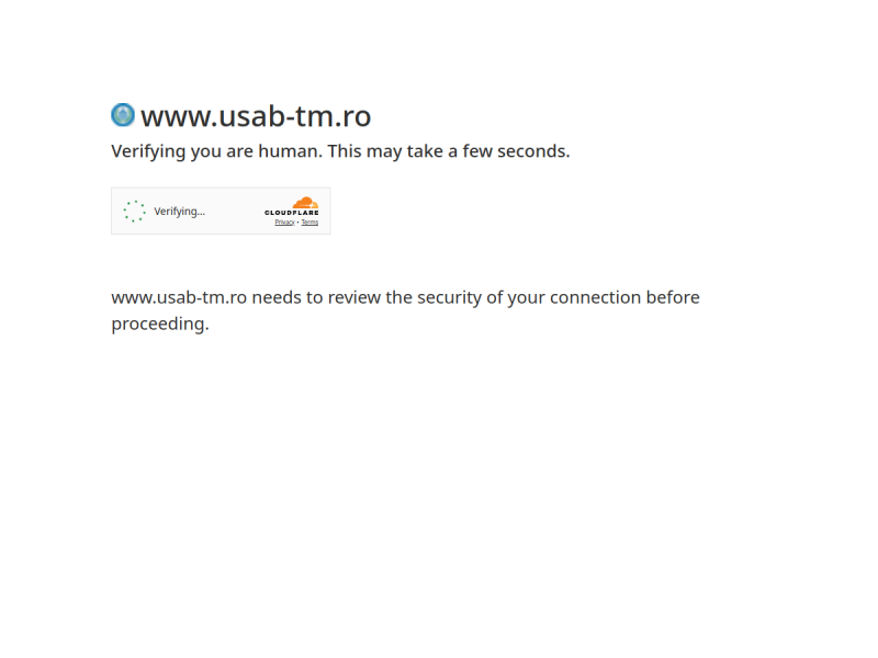 Imagine pentru website-ul unitatii: UNIV DE ȘTIINȚELE VIEȚII "REGELE MIHAI I" TIMIȘOARA