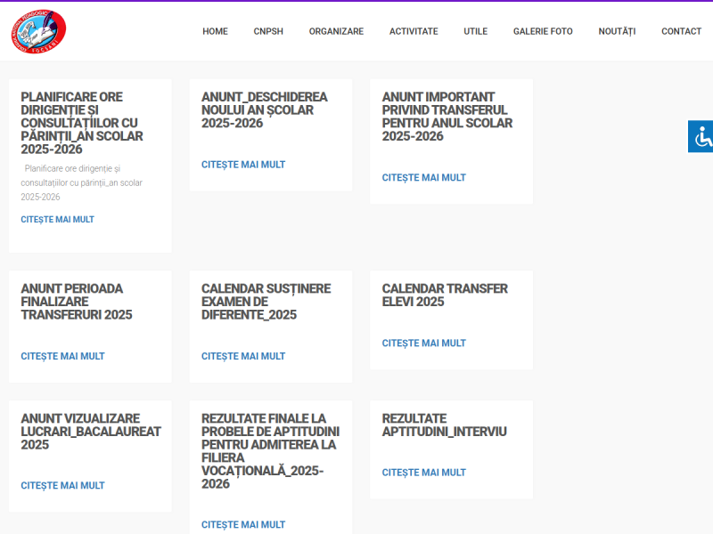 Imagine pentru website-ul unitatii: COLEGIUL NAȚIONAL PEDAGOGIC "SPIRU HARET" FOCȘANI