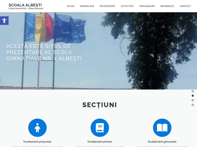Imagine pentru website-ul unitatii: ȘCOALA GIMNAZIALĂ NR. 1, SAT ALBEȘTI