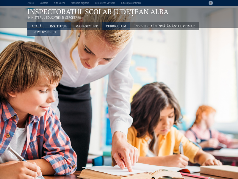 Imagine pentru website-ul unitatii: INSPECTORATUL ȘCOLAR JUDEȚEAN ALBA