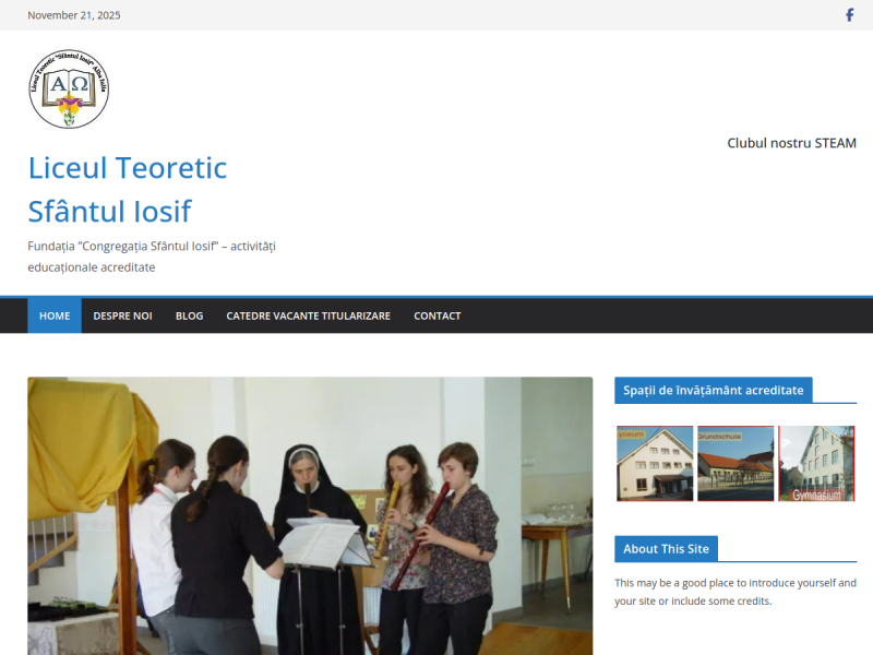 Imagine pentru website-ul unitatii: LICEUL TEORETIC "SFÂNTUL IOSIF" ALBA IULIA