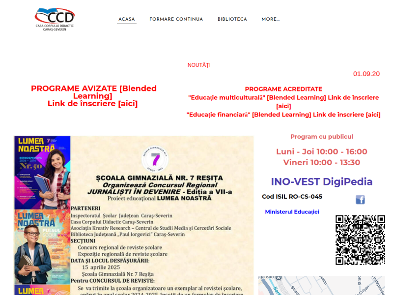 Imagine pentru website-ul unitatii: CASA CORPULUI DIDACTIC