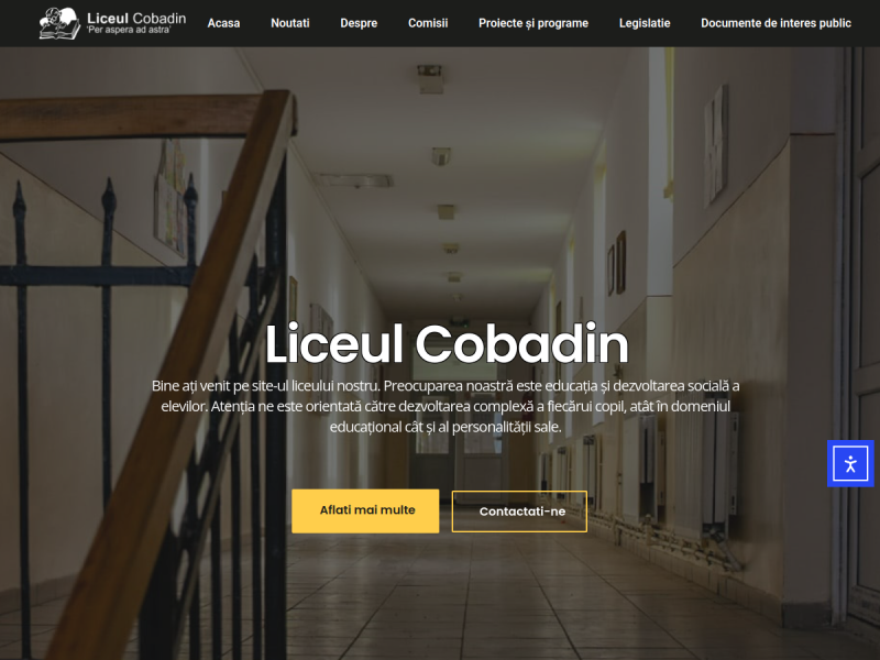 Imagine pentru website-ul unitatii: LICEUL COBADIN