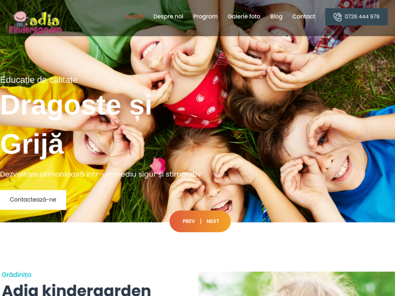 Imagine pentru website-ul unitatii: GRĂDINIŢA ’ADIA KINDERGARDEN’ CONSTANŢA