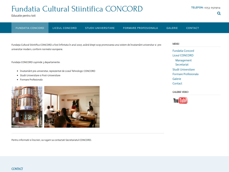 Imagine pentru website-ul unitatii: LICEUL TEHNOLOGIC ’CONCORD’ CONSTANŢA