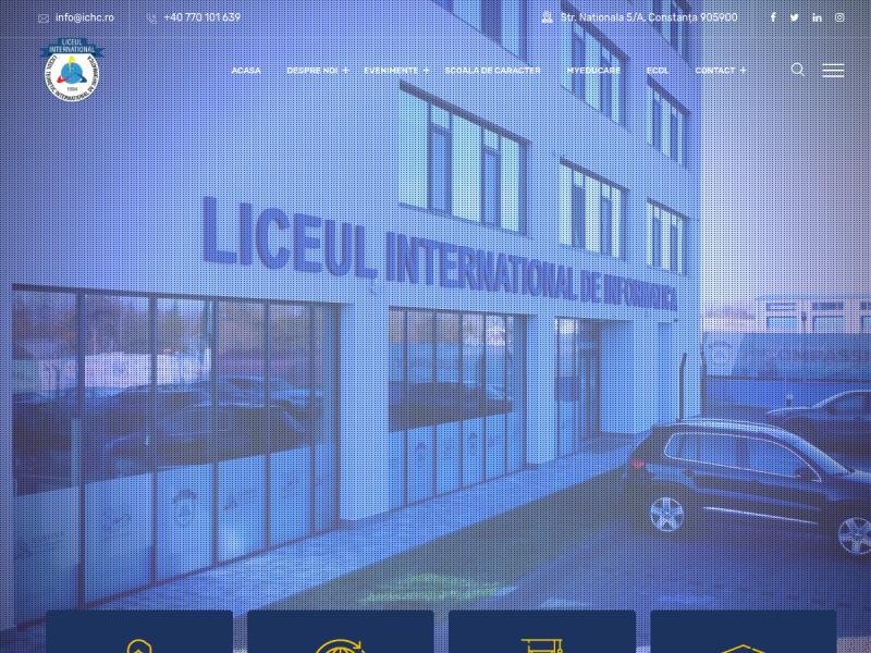Imagine pentru website-ul unitatii: LICEUL TEORETIC INTERNAŢIONAL DE INFORMATICĂ CONSTANŢA