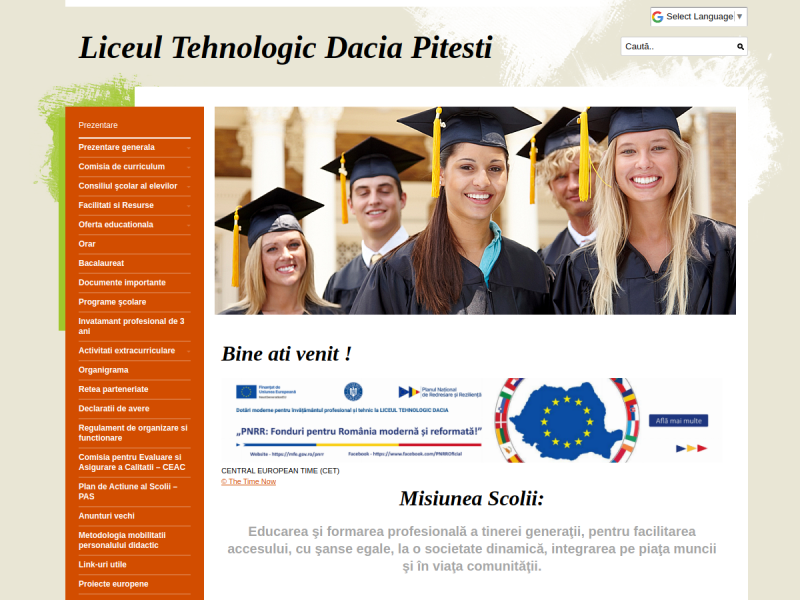 Imagine pentru website-ul unitatii: LICEUL TEHNOLOGIC "DACIA" PITEȘTI