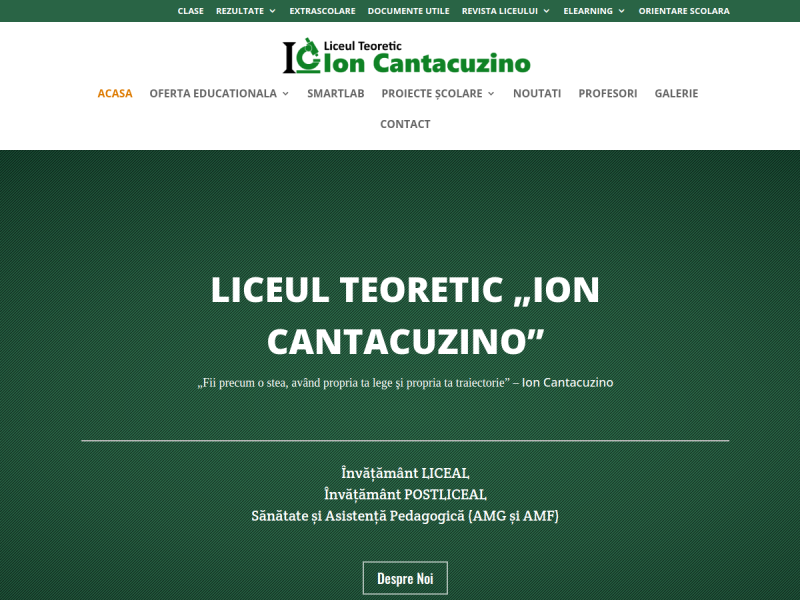 Imagine pentru website-ul unitatii: LICEUL TEORETIC "ION CANTACUZINO" PITEȘTI