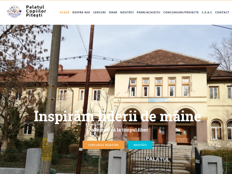 Imagine pentru website-ul unitatii: PALATUL COPIILOR PITEȘTI
